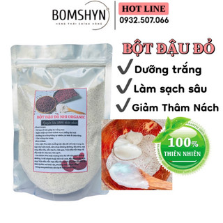 300gam Bột Đậu Đỏ tắm trắng nguyên chất sạch Mịn 100% nguyên chất Organic