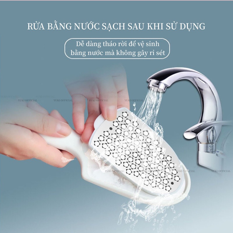 Chà gót đa năng 2 trong 1 - cây chà gót chân inox - cây chà gót  - cây chà gót chân chuyên dụng