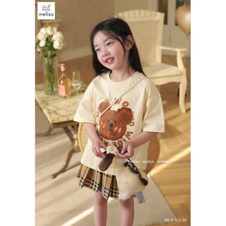 Bộ gấu kem chân váy BBR