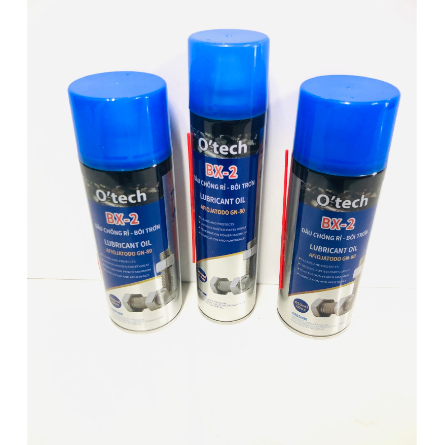 Dầu Chống Rỉ Sét & Bôi Trơn BX-2 O’tech Lubricant Oil