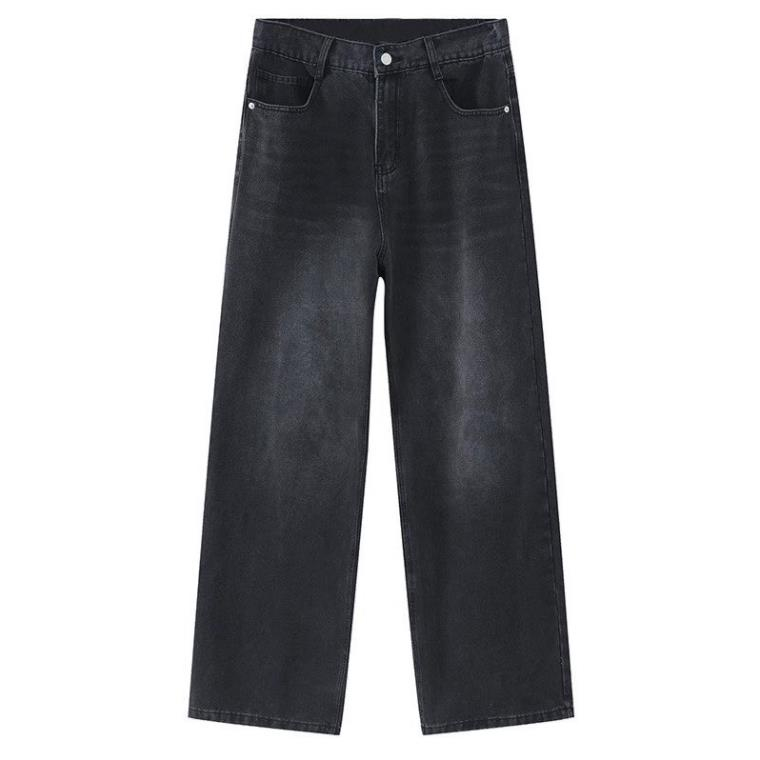 Quần Jean Ống Rộng Nam Nữ Unisex WASH SMOKE GREY JS06 TITI