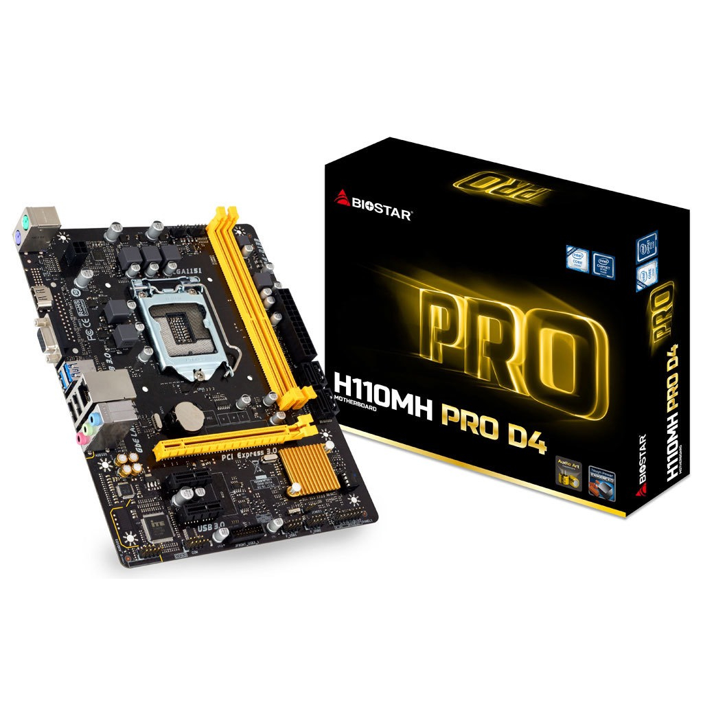 Mainboard Biostar H110MH PRO D4 new box