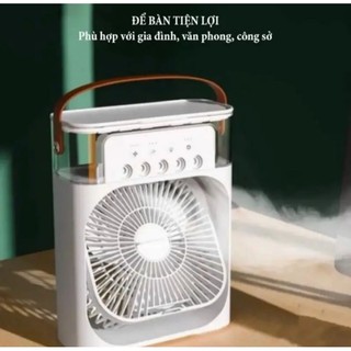 Quạt phun sương mini cắm điện, quạt điều hòa hơi nước mini