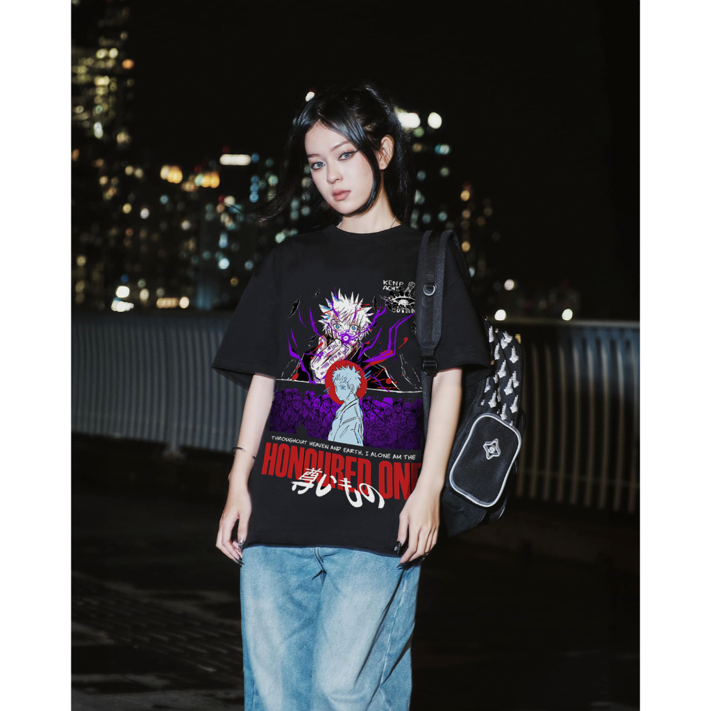 Áo Thun  Anime Jujutsu Kaisen - Áo Phông Basic Tee phông nam nữ tay lỡ