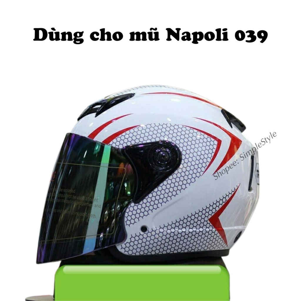 Kính chắn gió dành cho mũ bảo hiêm NAPOLI N039