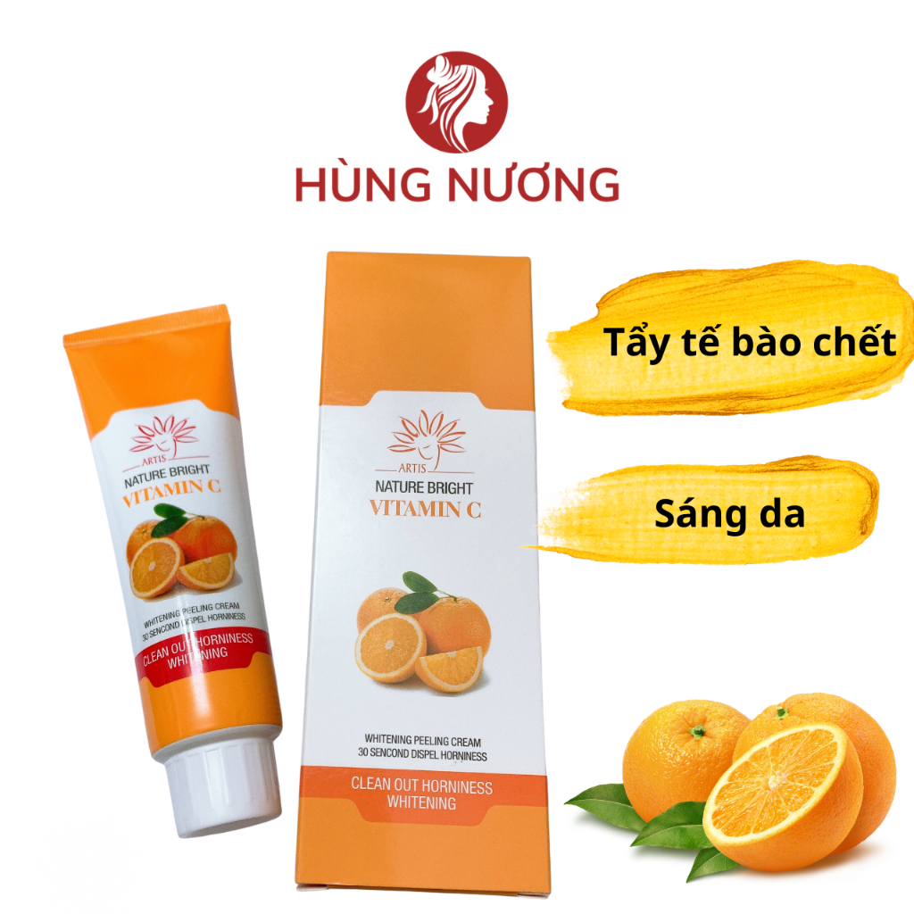 Tẩy da chết Vitamin C chiết xuất cam tươi làm sáng da, tẩy tế bào chết 100g