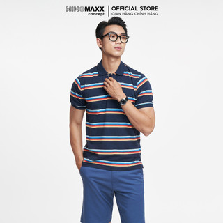 NINOMAXX Standard Polo - Áo polo sọc Nam tay ngắn chất liệu CNT 1902057