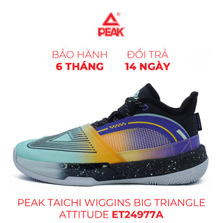 Giày bóng rổ outdoor nam PEAK Taichi Wiggins Big Triangle Attitude ET24977A