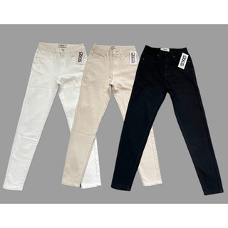 Quần Jean Bò Skinny Đen Ôm 9 Tấc VNXK chất jean dày dặn co giản