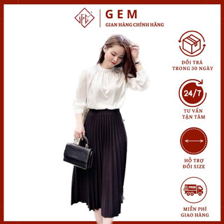 Áo kiểu G14  gắn hạt cườm thủ công chất vải mát sang chảnh có đủ size dễ phối đồ