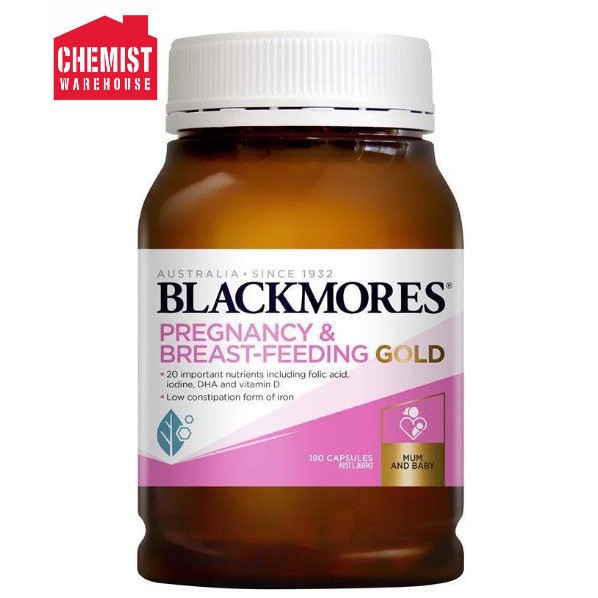 Vitamin Bổ Bầu Blackmores Pregnancy & Breast – Feeding Gold