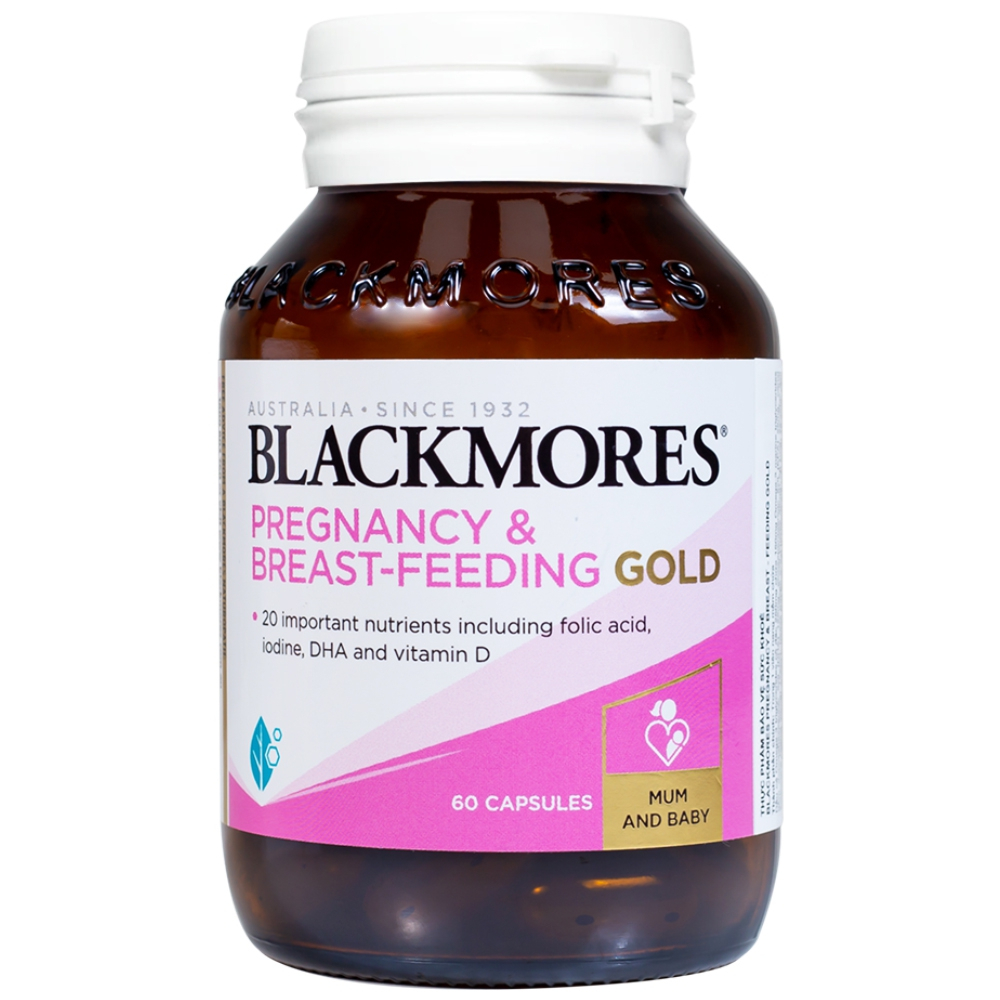 Vitamin Bổ Bầu Blackmores Pregnancy & Breast – Feeding Gold