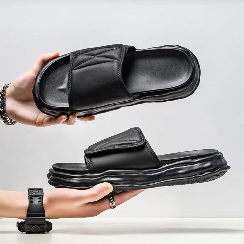 Dép nam nữ quai ngang XLINE đế sóng quai dày nịnh chân - Dép đi chơi thoải mái