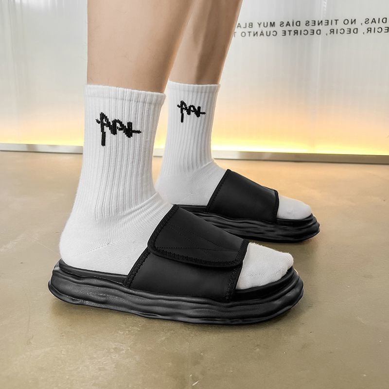 Dép nam nữ quai ngang XLINE đế sóng quai dày nịnh chân - Dép đi chơi thoải mái