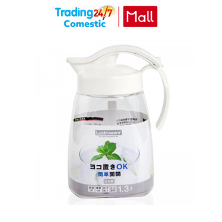 Bình đựng nước chịu nhiệt Lustroware 1.3L nhựa cao cấp hàng chuẩn Nhật - Kokubo