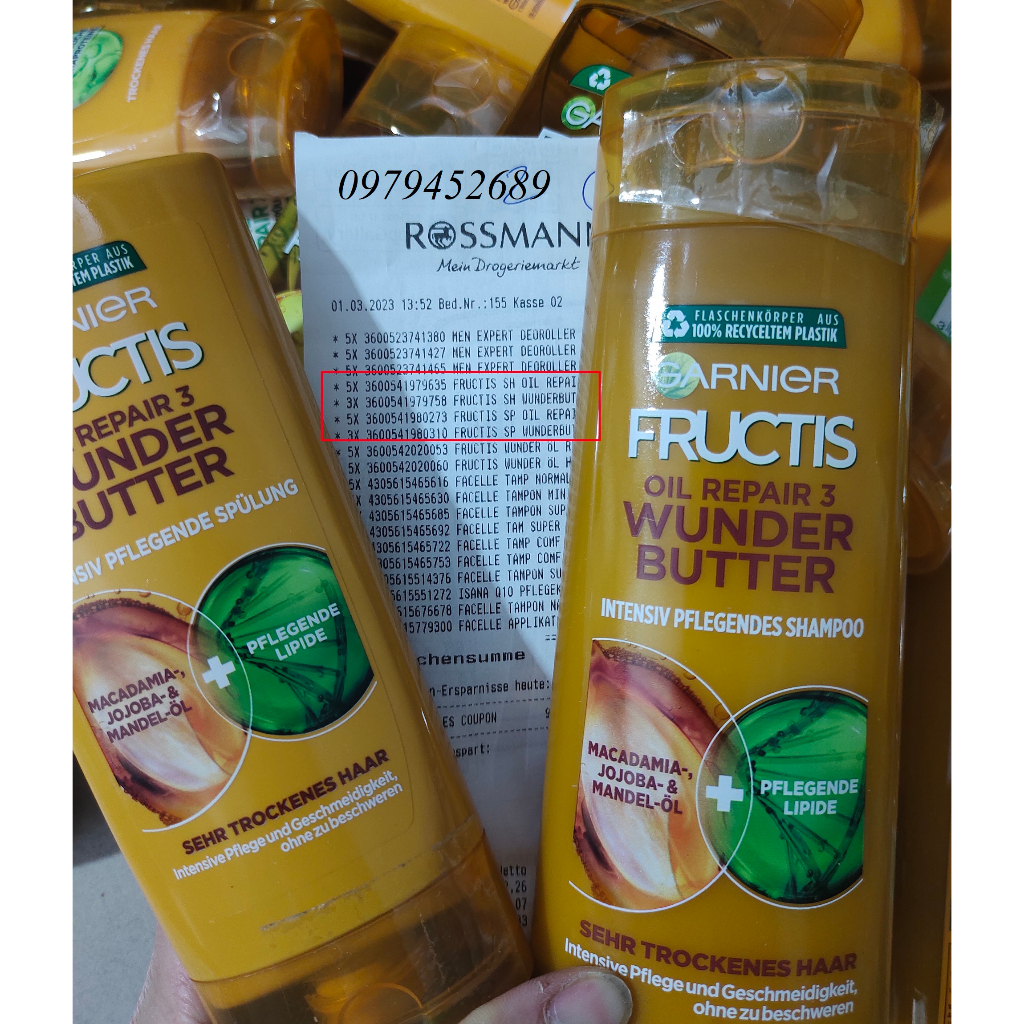 Dầu gội,dầu xả Garnier Fructis 250ml