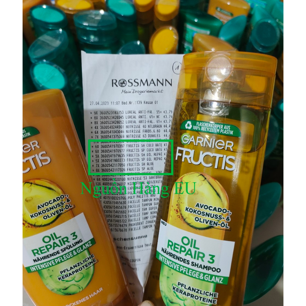 Dầu gội,dầu xả Garnier Fructis 250ml