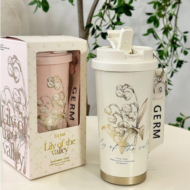 [Chính hãng] LILY OF THE VALEY CỐC GIỮ NHIỆT BÌNH GIỮ NHIỆT NÓNG LẠNH CAO CẤP INOX316L