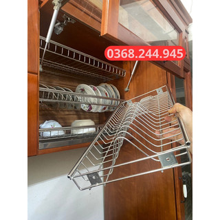 Giá úp bát đĩa lắp tủ bếp inox bán lẻ 1 tầng