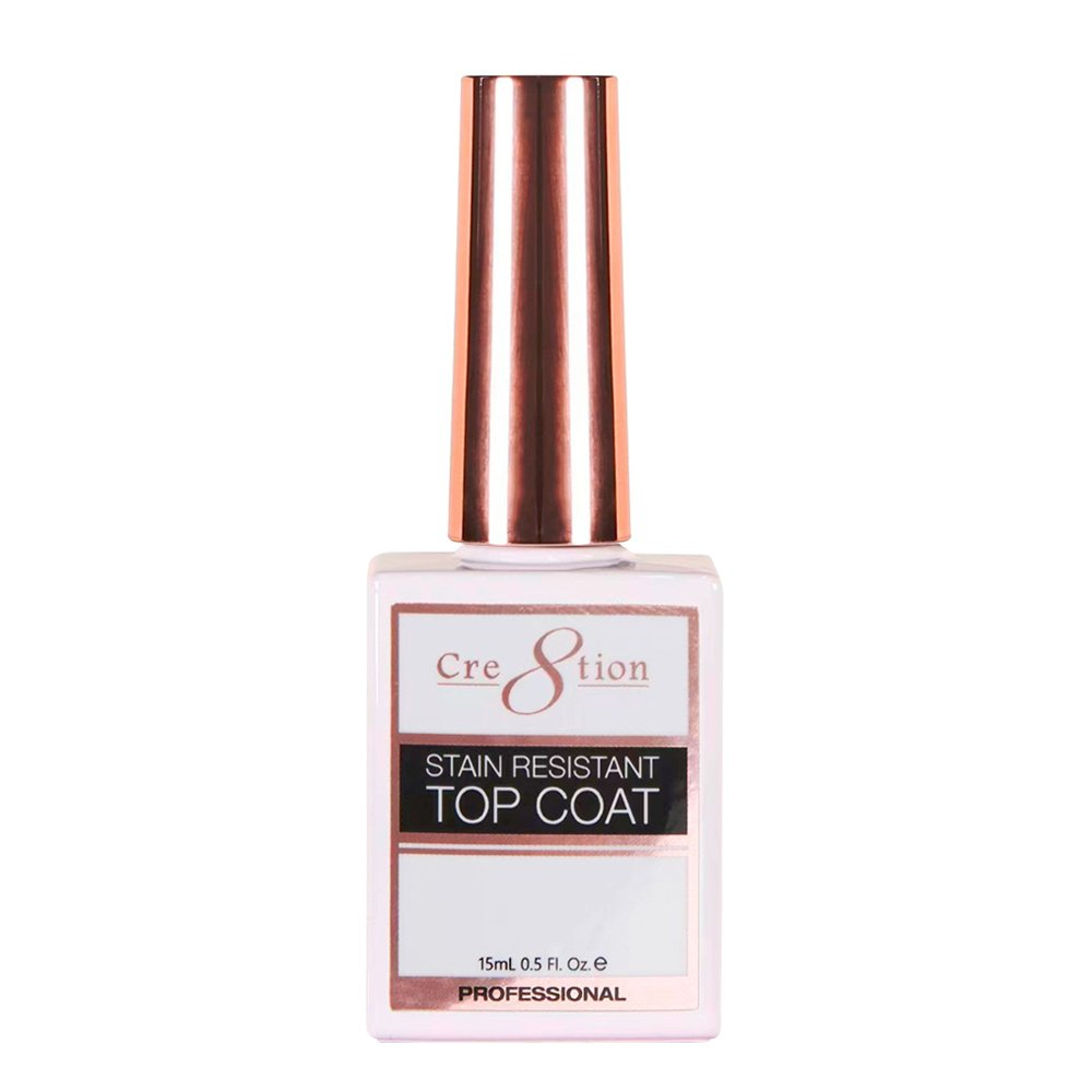 New- Top gel bóng cho sơn gel và đắp bột hãng Cre8tion 15ml