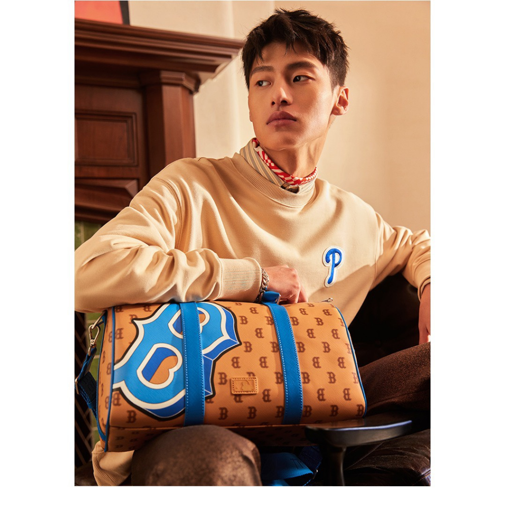 Túi Trống MLB Monotive Coated Canvas - Túi xách Du Lịch, Hàng Xuất Dư