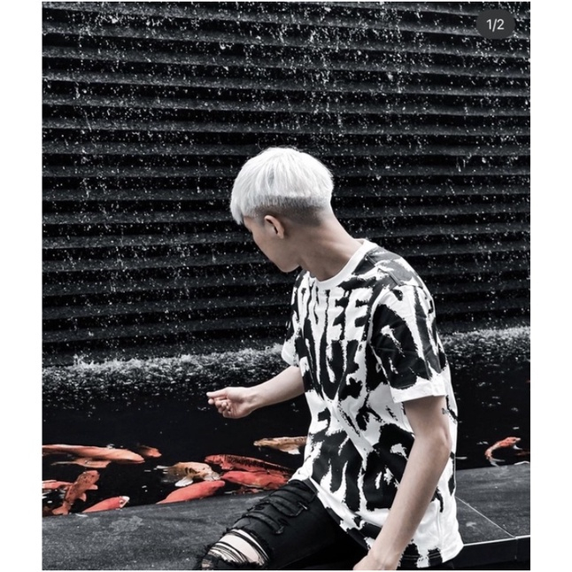 Áo Thun Queen Chảy Mực ❤ Áo Phông Cotton Dáng Rộng Dày Dặn Cotton Co Dãn 4 Chiều Siêu Hot 2023