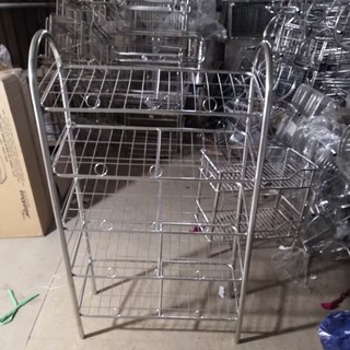 Kệ dép inox 4 tầng, 5 tầng