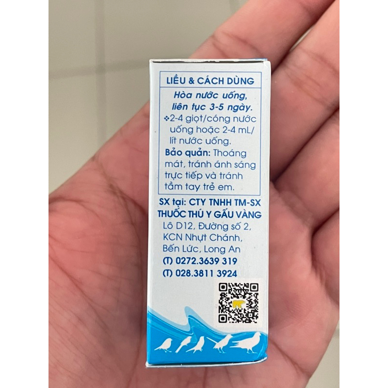 Procin 50A CHIM CẢNH 10ml  cho chim cảnh khàn giọng, sã cánh, tiêu chảy