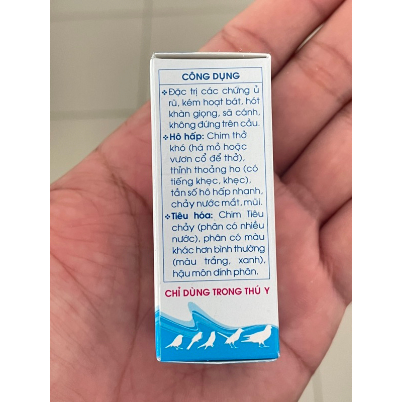 Procin 50A CHIM CẢNH 10ml  cho chim cảnh khàn giọng, sã cánh, tiêu chảy