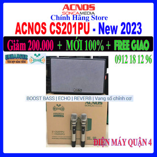 Loa karaoke di động acnos cs201pu - new 2023 - hàng chính hãng