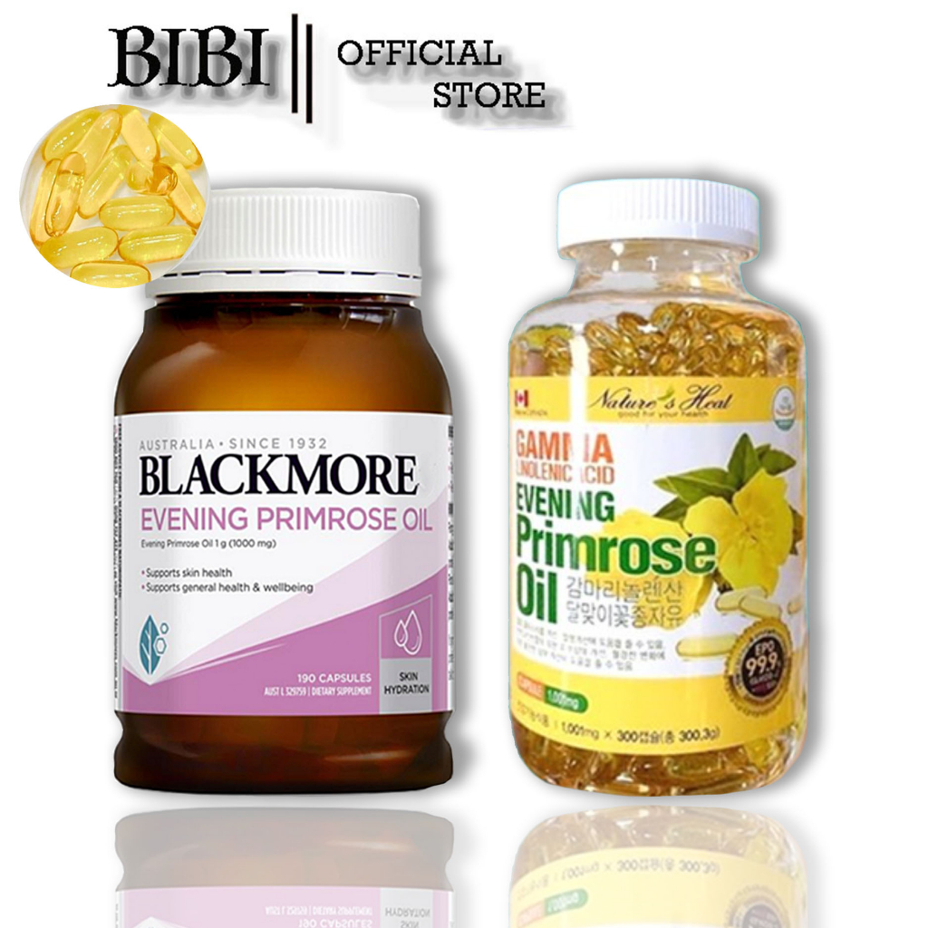 Tinh Dầu Hoa Anh Thảo Hàn Quốc Gamma 300 Viên Uống Và Blackmores Úc Evening Primrose Oil 190v ( Chính Hãng )