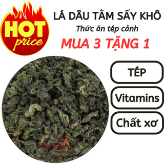 Lá dâu tằm khô - giúp tép lột vỏ cứng cáp hơn - Thức ăn tép cảnh | Hingaostore.