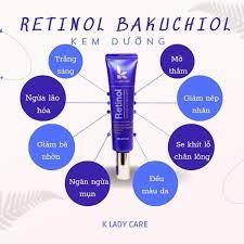 KEM CẢI LÃO HOÀN ĐỒNG RETINOL K LADY CARE - 0.5 %