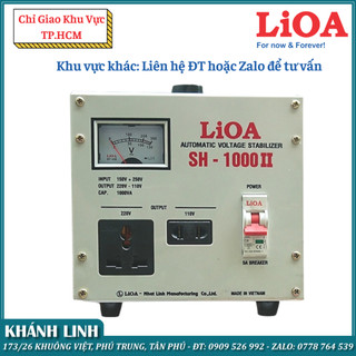 Ổn áp 1 pha LIOA SH-1000 II 1.0kVA điện áp vào 150V - 250V ( Thế hệ mới 2018 )