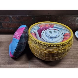 Combo Ủ (Giành ) tre + ấm tích 3 lít, hàng bình dân