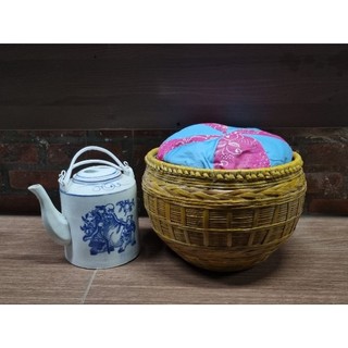 Combo Ủ (Giành ) tre + ấm tích 3 lít, hàng bình dân