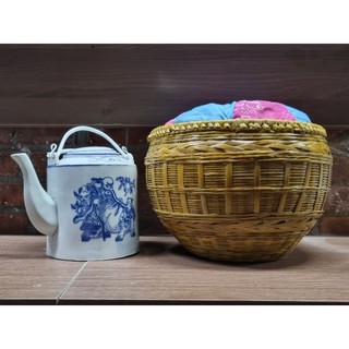Combo Ủ (Giành ) tre + ấm tích 3 lít, hàng bình dân