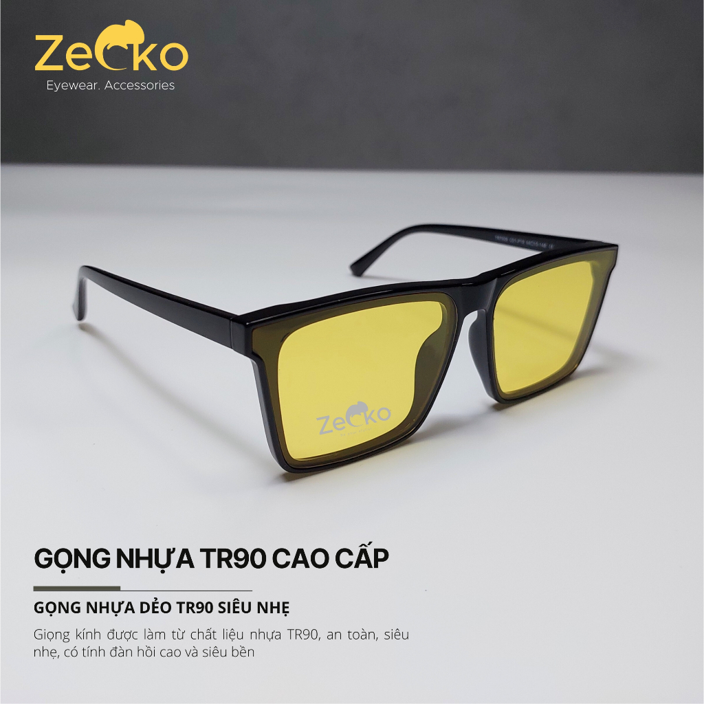 Kính râm nam nữ thời trang Zecko SGP16 tròng kính phân cực chống tia UV chống chói loá