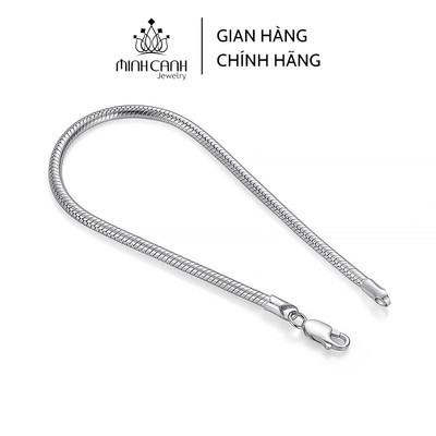 Lắc Tay Bạc Nam Thân Tròn Sợi Mì Loại Dày Dặn - Minh Canh Jewelry