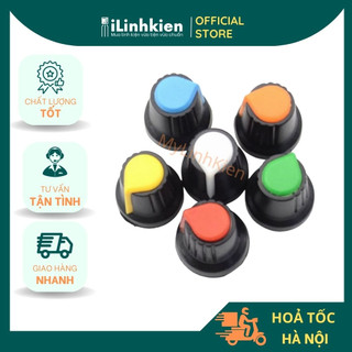 Núm vặn chiết áp, núm vặn biến trở AG2 15x17mm chất lượng tốt.