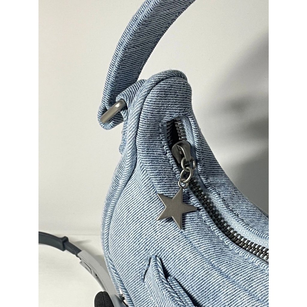 Túi xách đeo vai denim 23MG10T-21 | migooshop