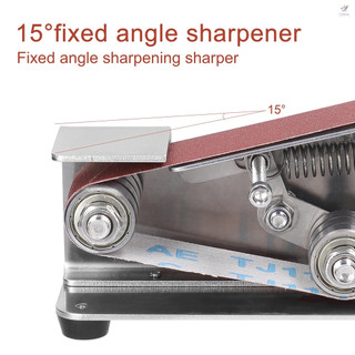 Máy mài dây đai mini đa năng DIY nghiêng 15 độ tiện dụng