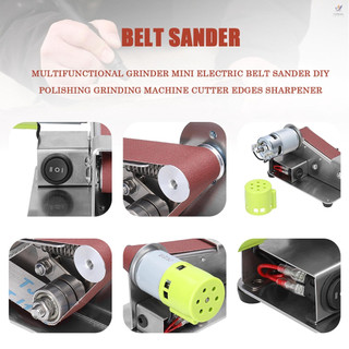 Máy mài dây đai mini đa năng DIY nghiêng 15 độ tiện dụng