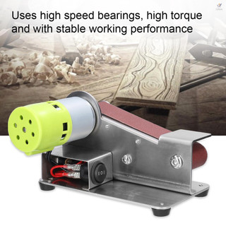 Máy mài dây đai mini đa năng DIY nghiêng 15 độ tiện dụng