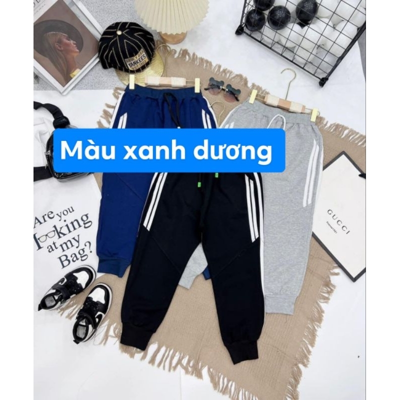 Quần dài nỉ da cá cho bé trai và bé gái 11-30kg