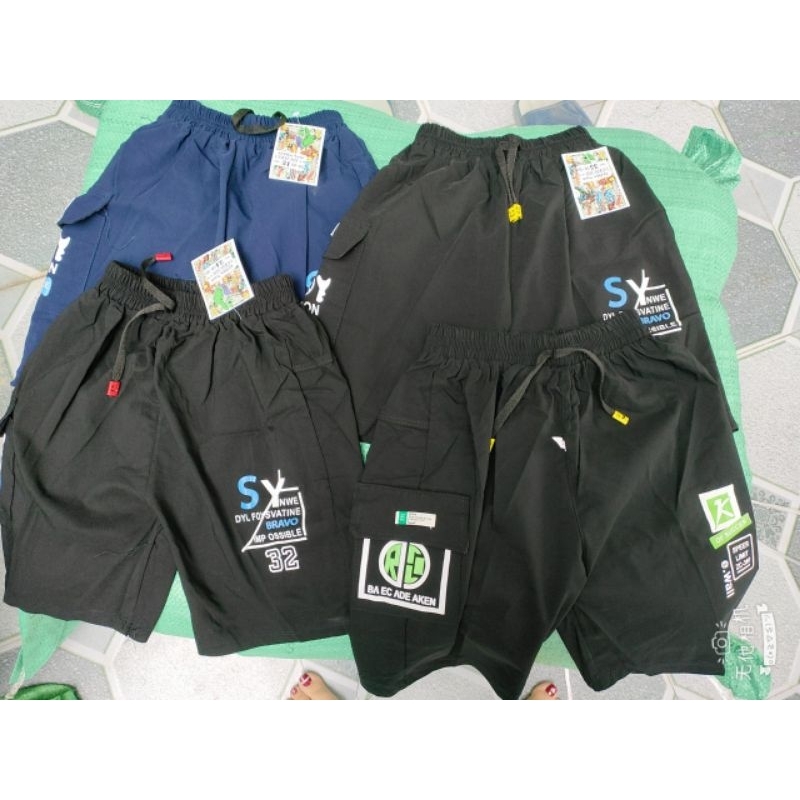 Quần ngố đũi Umi Xước Túi Hộp Cá Tính Dành Cho Bé Trai 15-30kg