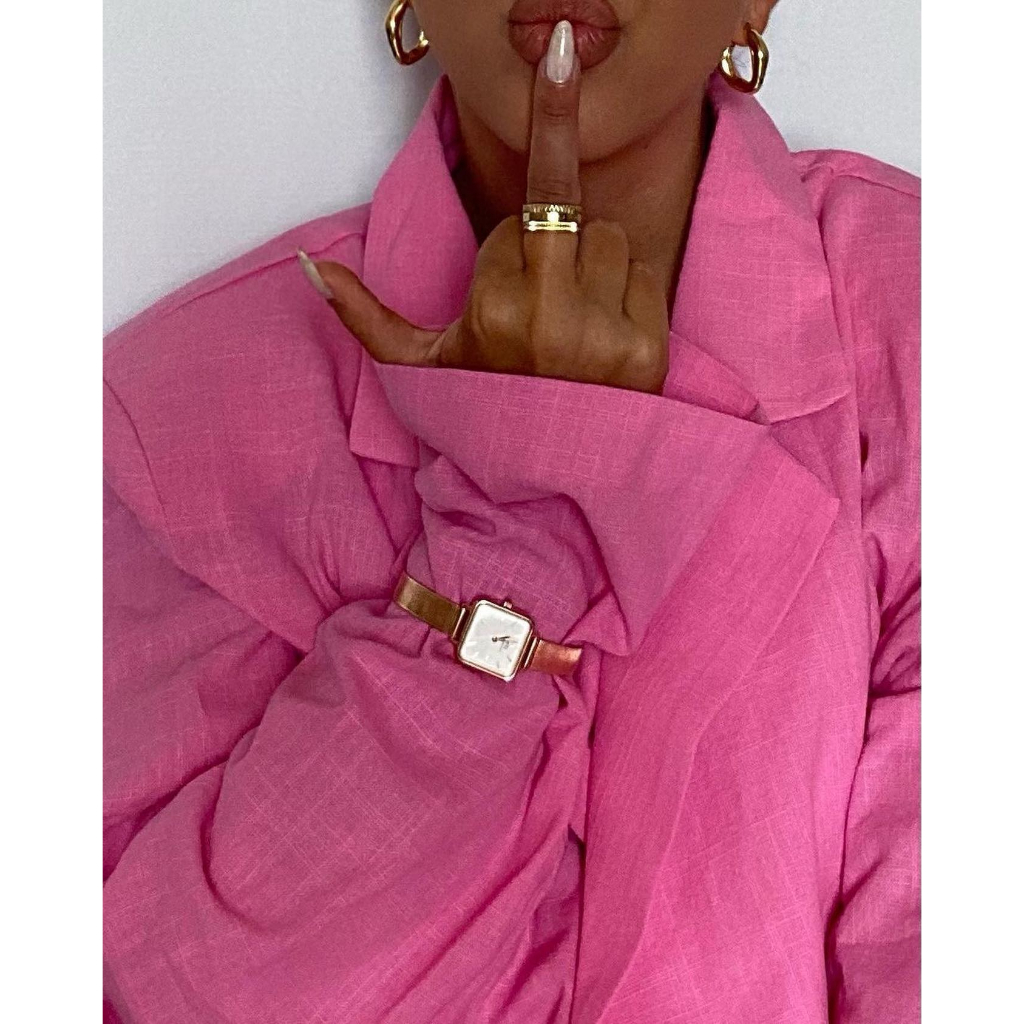 Đồng hồ Nữ Daniel Wellington dây lưới - Quadro Studio 22x22 mm DW00100517