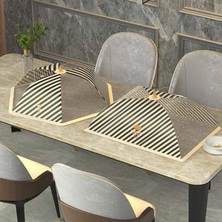 Lồng bàn đậy thức ăn chống côn trùng, bụi gấp gọn tiện lợi (tuyển sỉ), sẵn 2 dáng