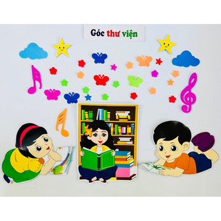 Tranh góc mầm non trang trí dán tường