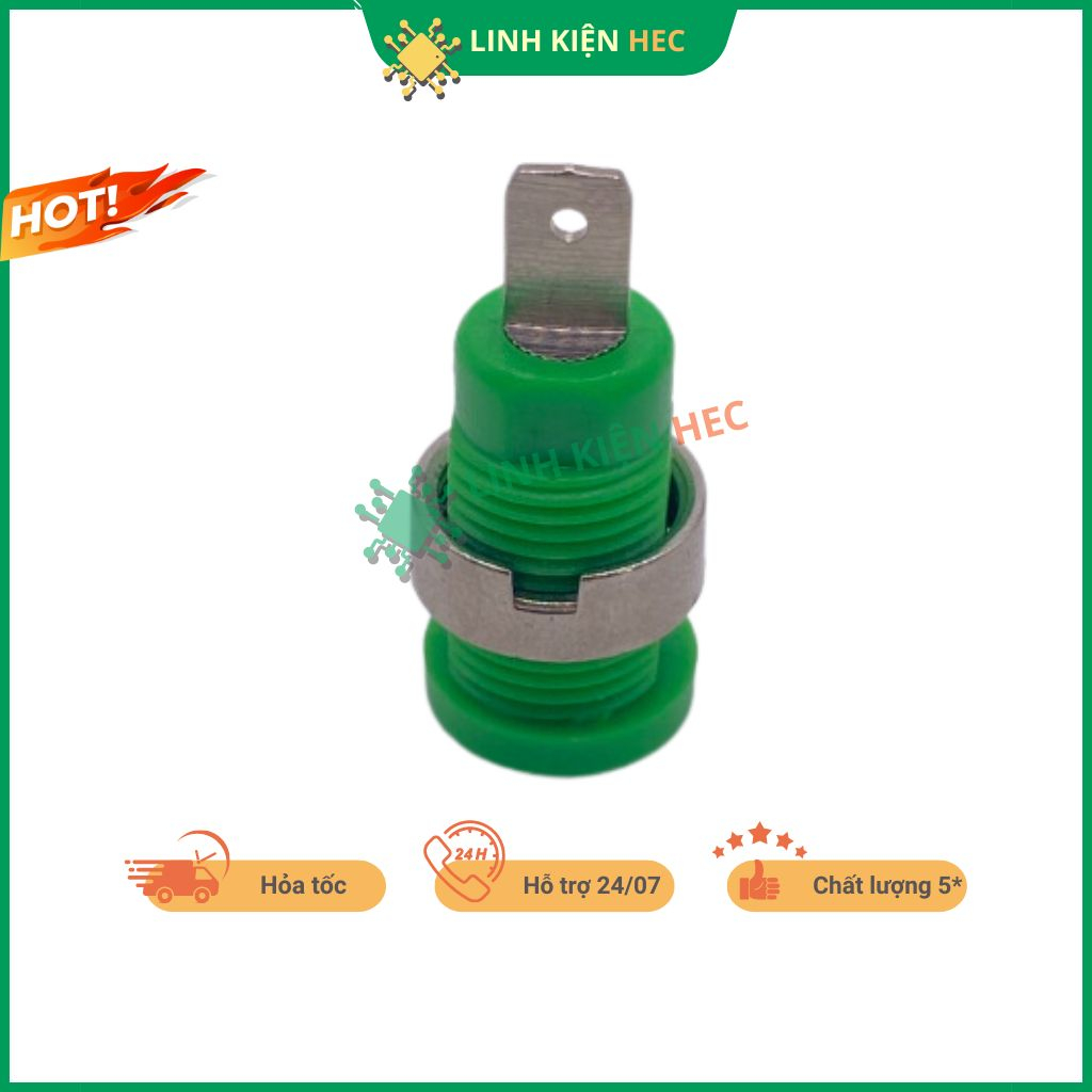 Jack bắp chuối cái 4mm chính hãng linh kiện hec.